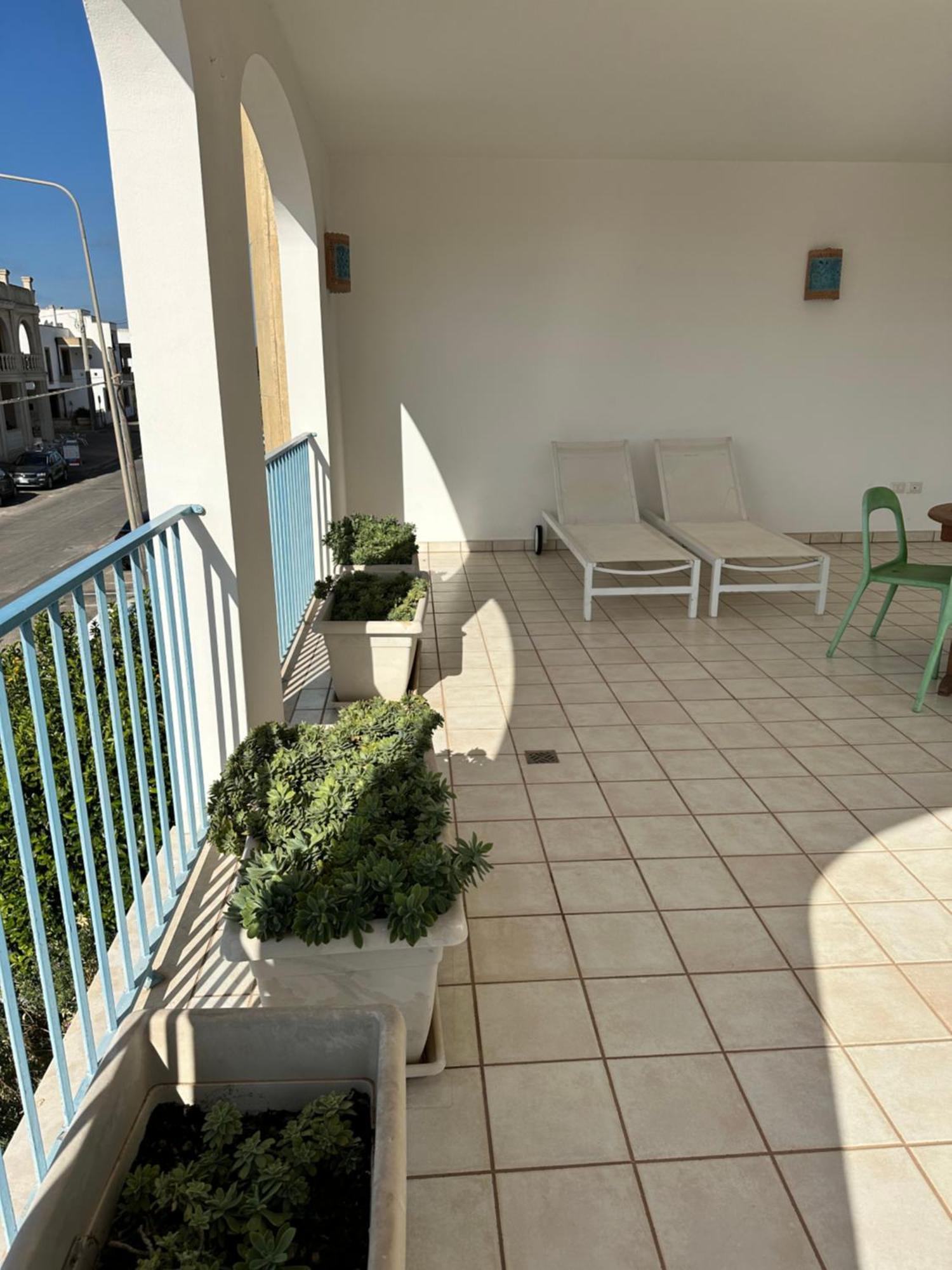 Ferienwohnung Trilo Superior Con Terrazzo Vista Mare A Pescoluse Marina Di Pescoluse Exterior foto